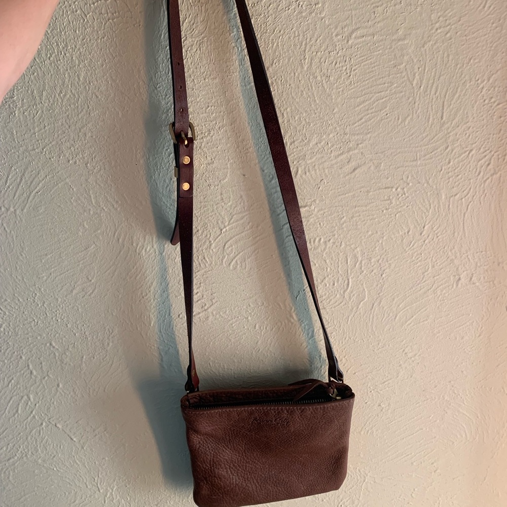 River city leather purse